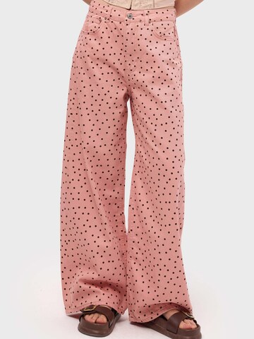 Baggy Jean 'POLKA BAGGY LOW RISE JEANS' IT'S BASIC en rose
