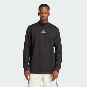 ADIDAS ORIGINALS Shirt in Black: front