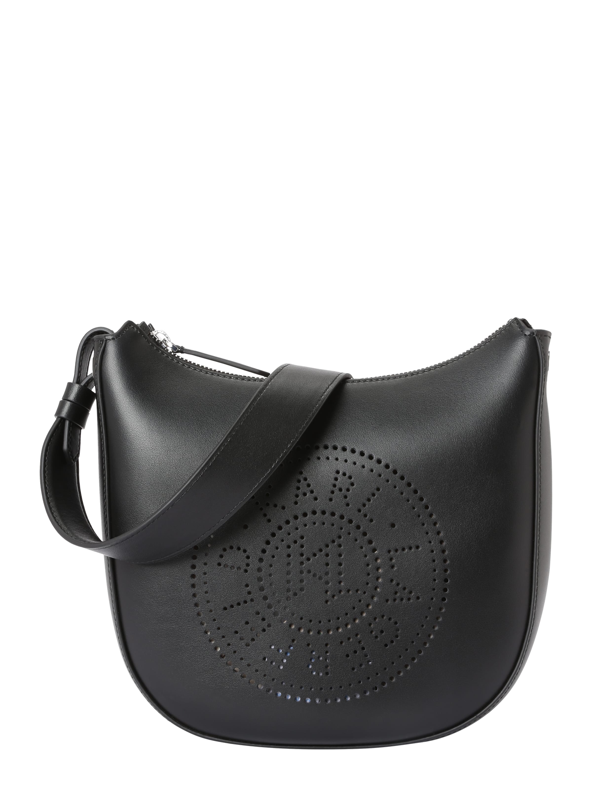 Karl Lagerfeld Torba za čez ramo 'K/Circle Moon' | črna barva: sprednja stran