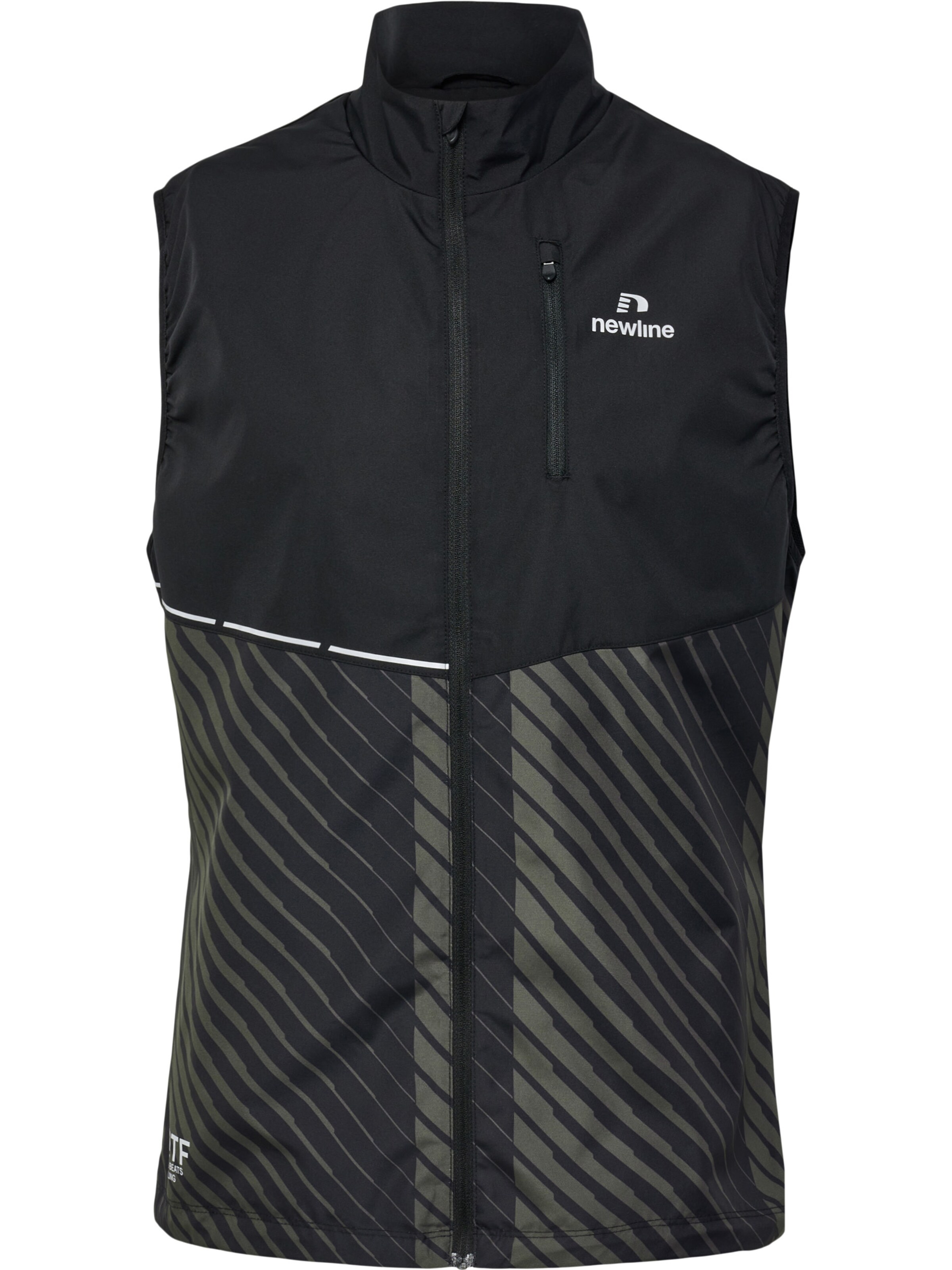 Gilet de sport 'PACE GILET' Newline en noir : devant