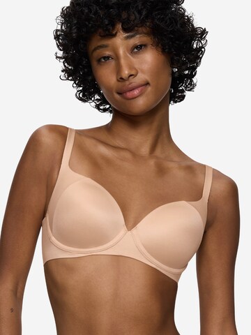 TRIUMPH T-Shirt BH 'Body Make-Up Soft Touch'‌‌‌‌ in Beige: Vorderseite