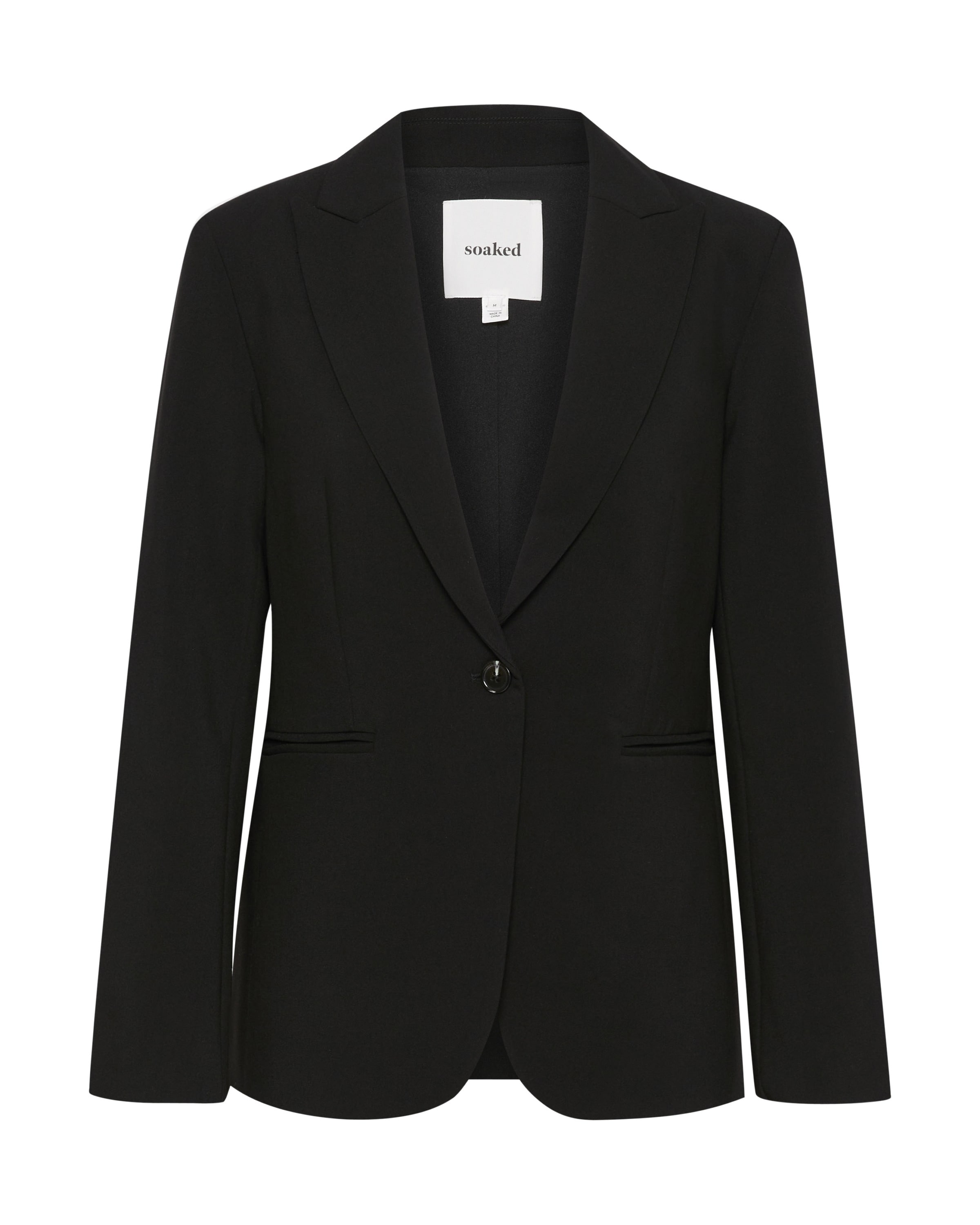 SOAKED IN LUXURY Blazer 'Corinne ' in Schwarz: Vorderseite