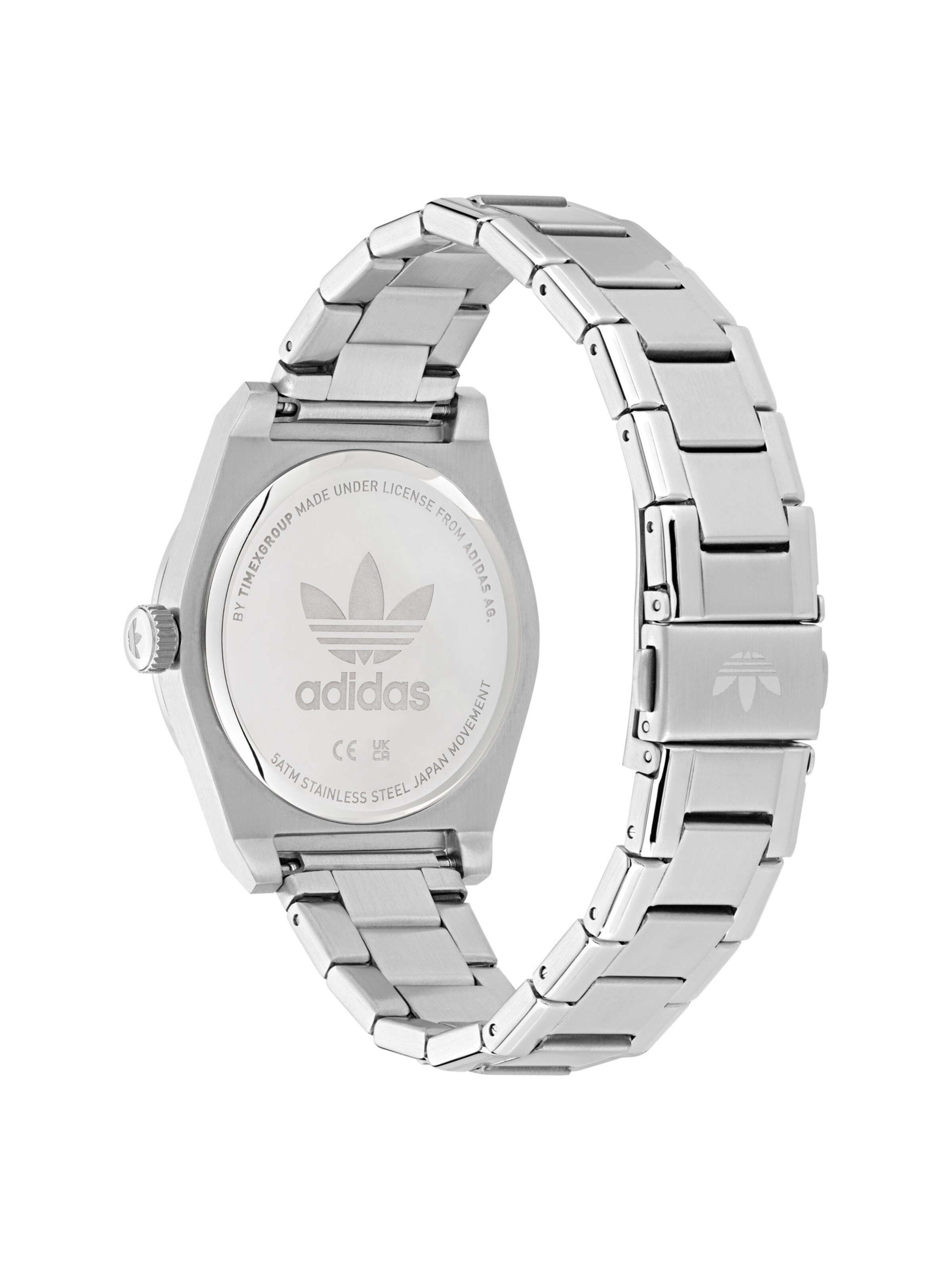 ADIDAS ORIGINALS Analoog horloge 'CODE FIVE' in Zilver