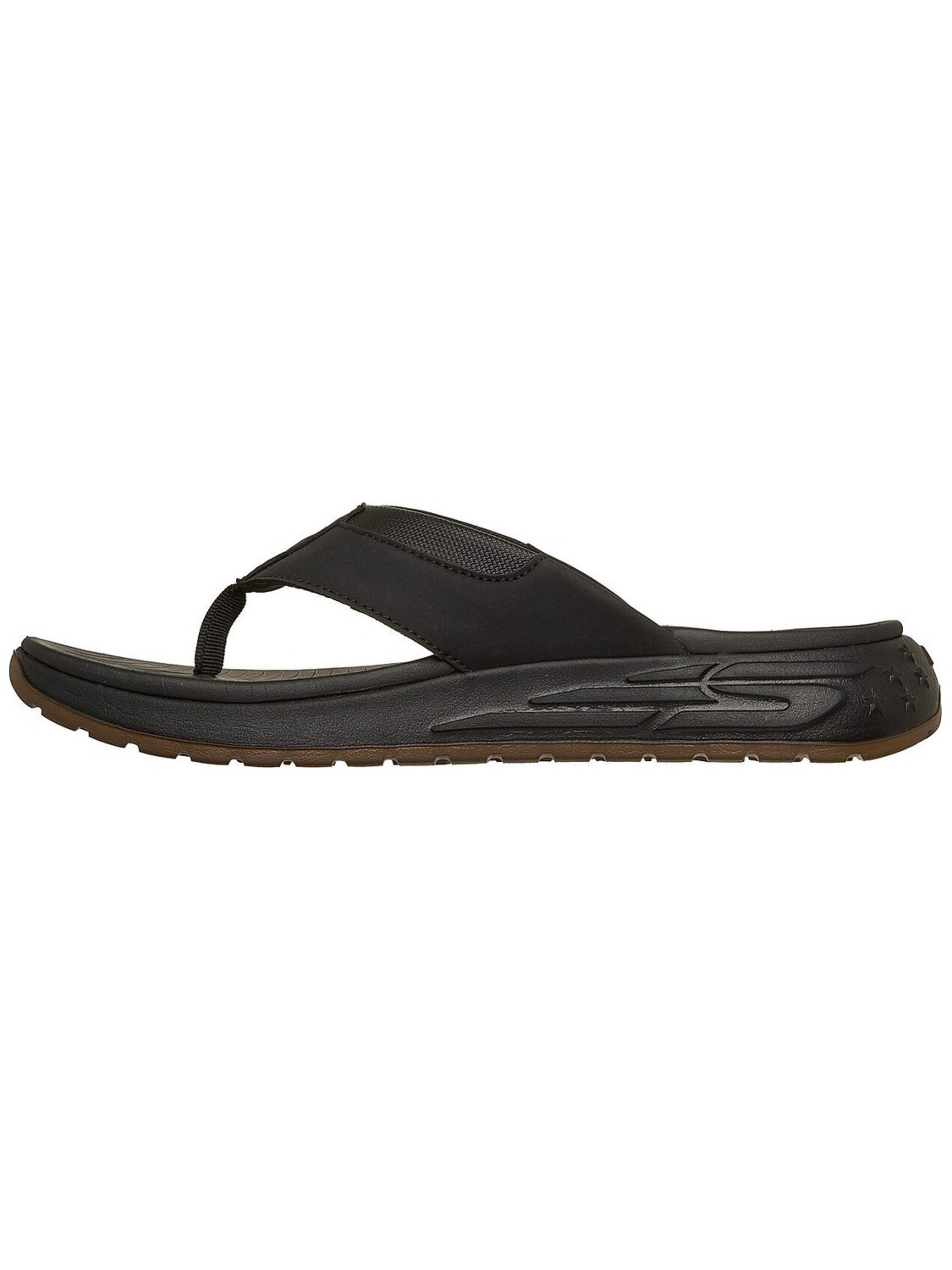 SKECHERS - Sandalias de dedo 'Skechers Street Retro Jogger-tate' en negro