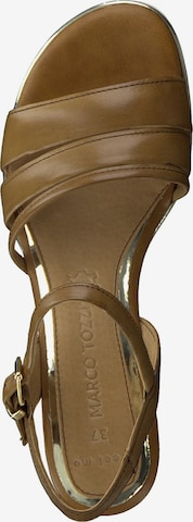 MARCO TOZZI Sandalen met riem in Bruin