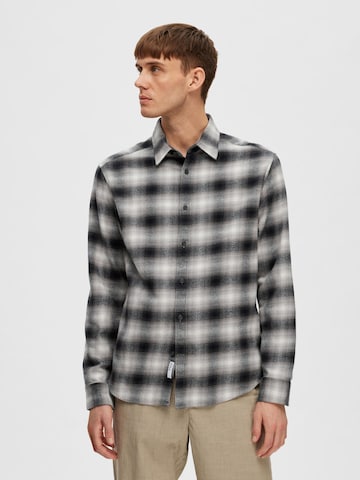 SELECTED HOMME Regular fit Skjorta 'Tim' i grå: framsida