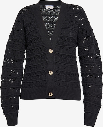 usha FESTIVAL Knit Cardigan in Black: front
