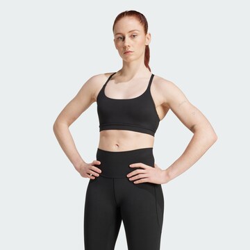 ADIDAS PERFORMANCE Bralette Sports bra 'All Me' in Black: front
