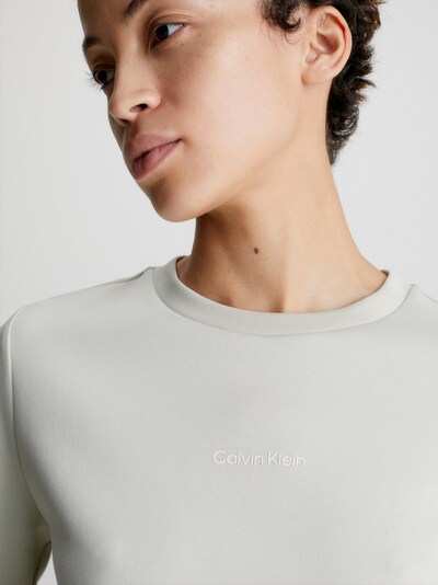 Calvin Klein Sweat-shirt en crème / blanc, Vue avec produit