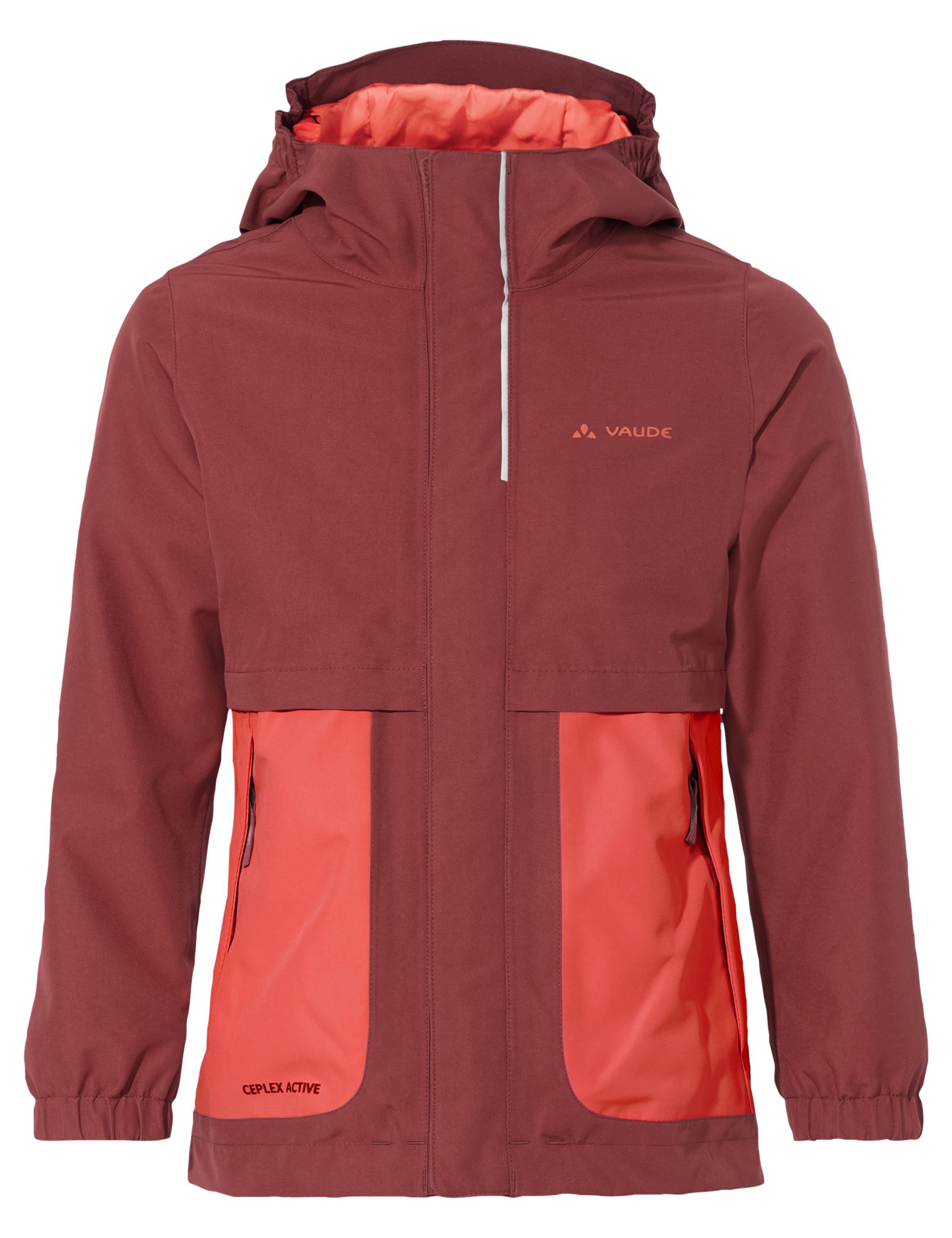 VAUDE Weatherproof jacket 'KD Campfire' in Red: front