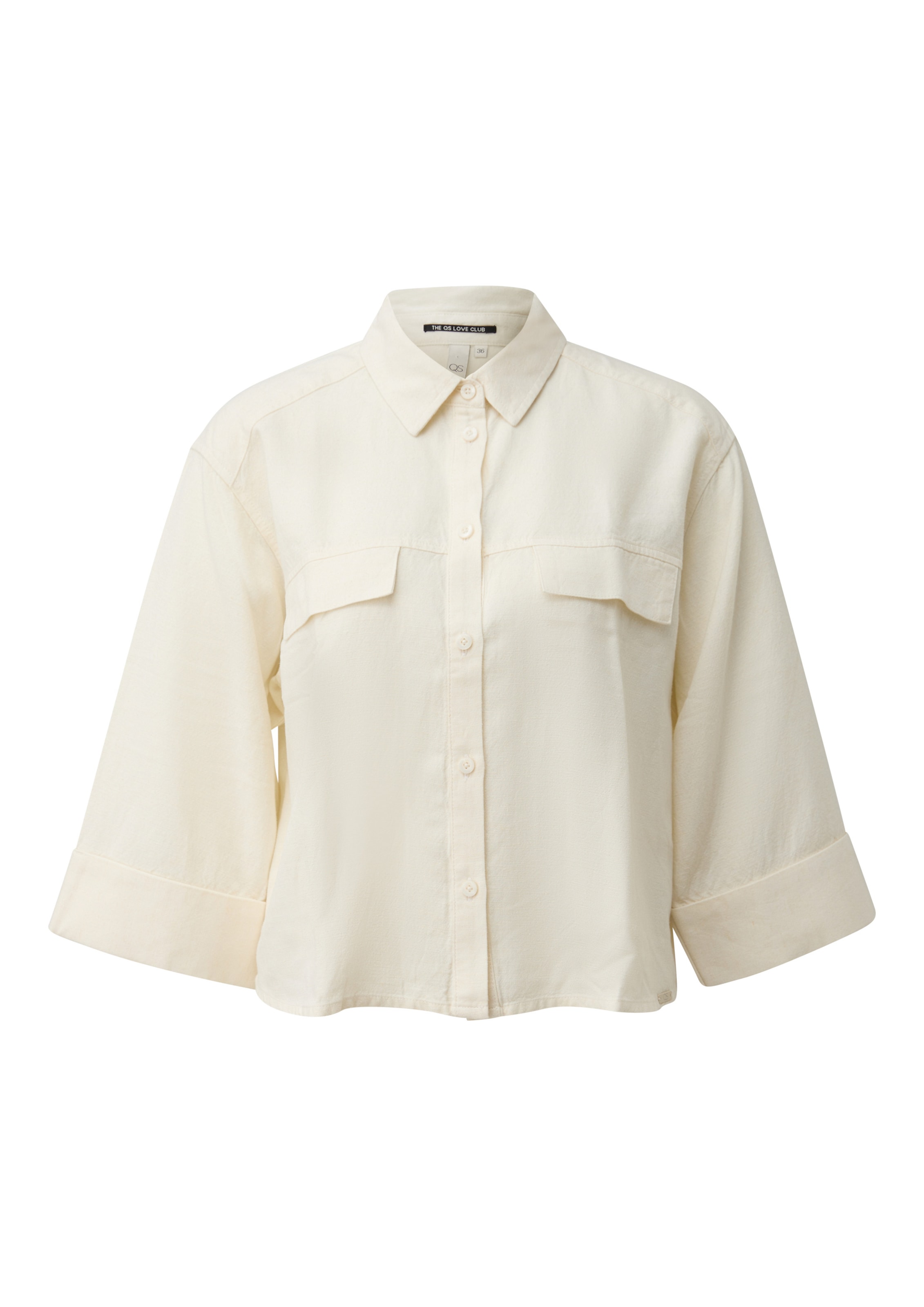 Chemisier QS en beige : devant