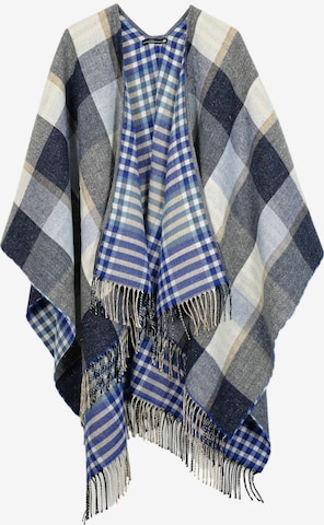 COLLEZIONE ALESSANDRO Cape 'Bella' in Blau: Vorderseite