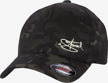 2Stoned Cap 'Flexfit Multicam' in Schwarz: Vorderseite