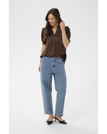 SAINT TROPEZ Bluse 'Panan' in Braun