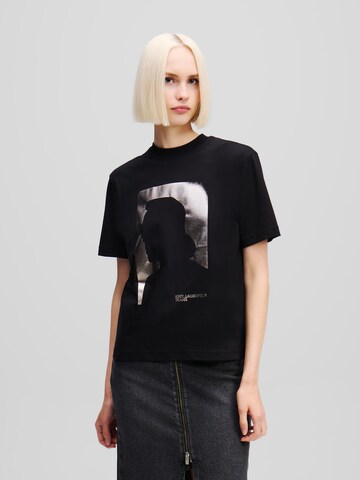 Maglietta di KARL LAGERFELD JEANS in nero: frontale