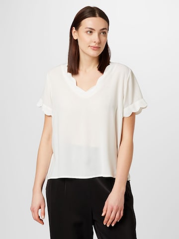 T-shirt 'Fotini' ABOUT YOU Curvy en blanc : devant