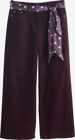 Next Wide leg Broek in Rood: voorkant