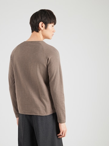 JACK & JONES Pulóver 'JJBreeze' - barna