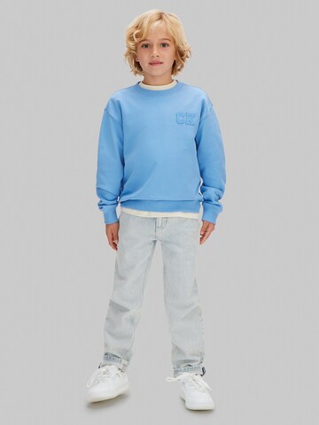 Calvin Klein Jeans Sweatshirt in Blauw