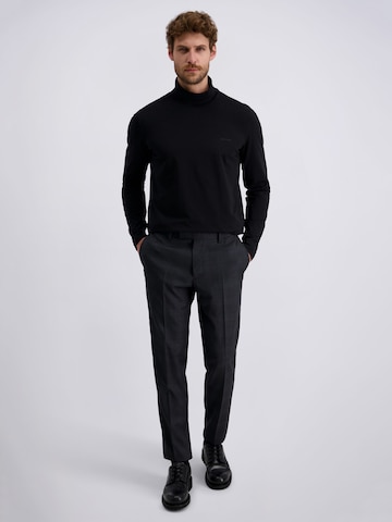 PIERRE CARDIN Regular Trousers with creases 'Ryan' in Grey