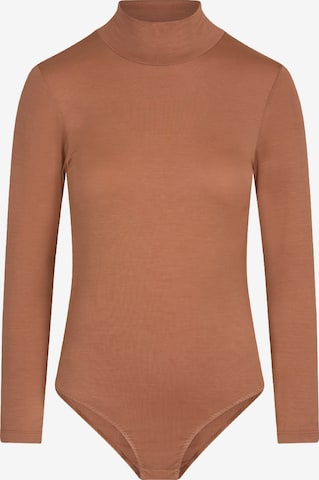 LingaDore Shirt Bodysuit 'DAILY' in Orange: front