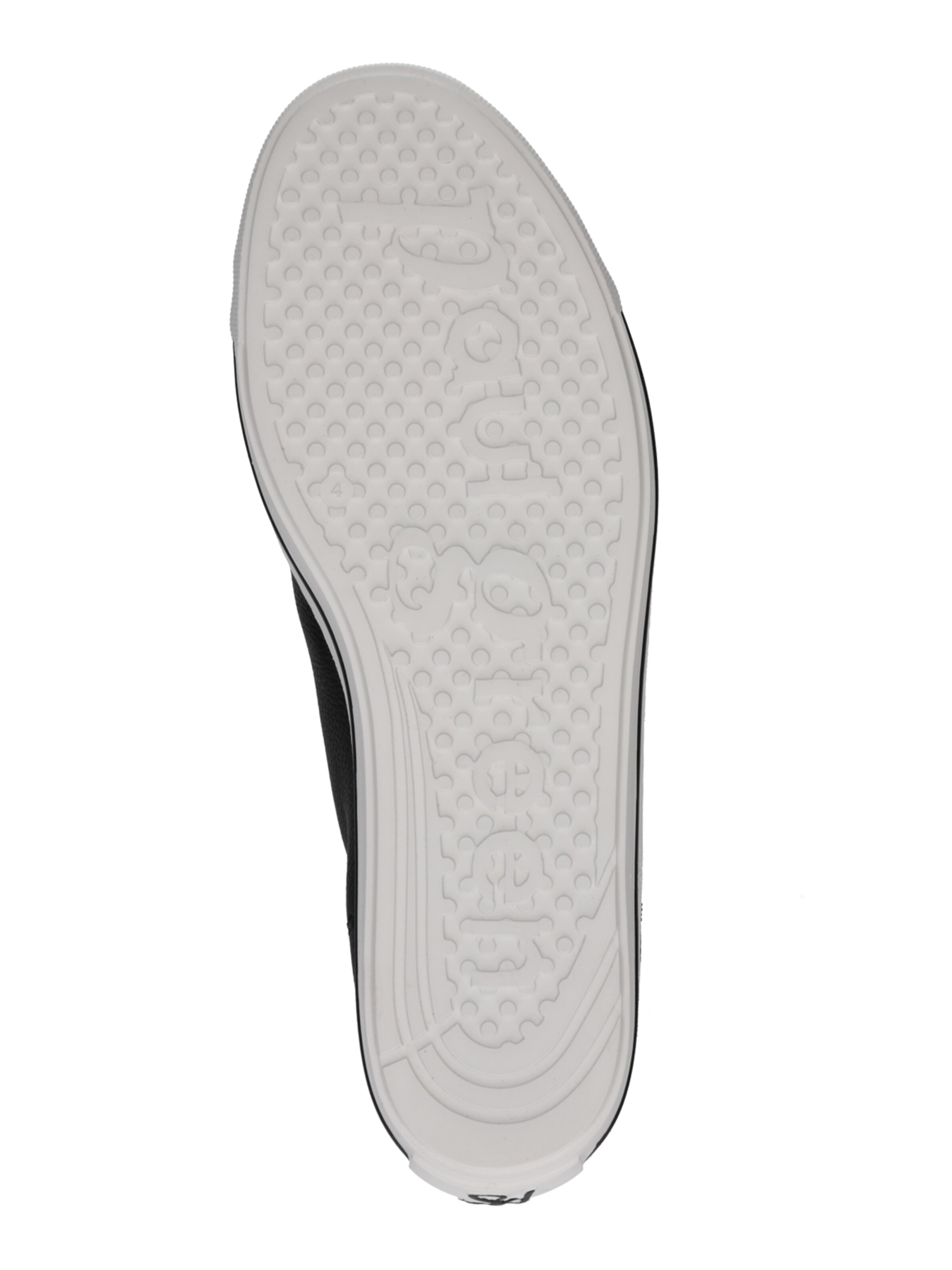 Paul Green Sneakers laag 'Mastercalf' in Zwart