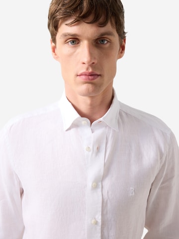 BOGNER Regular fit Button Up Shirt 'Timi  ' in White