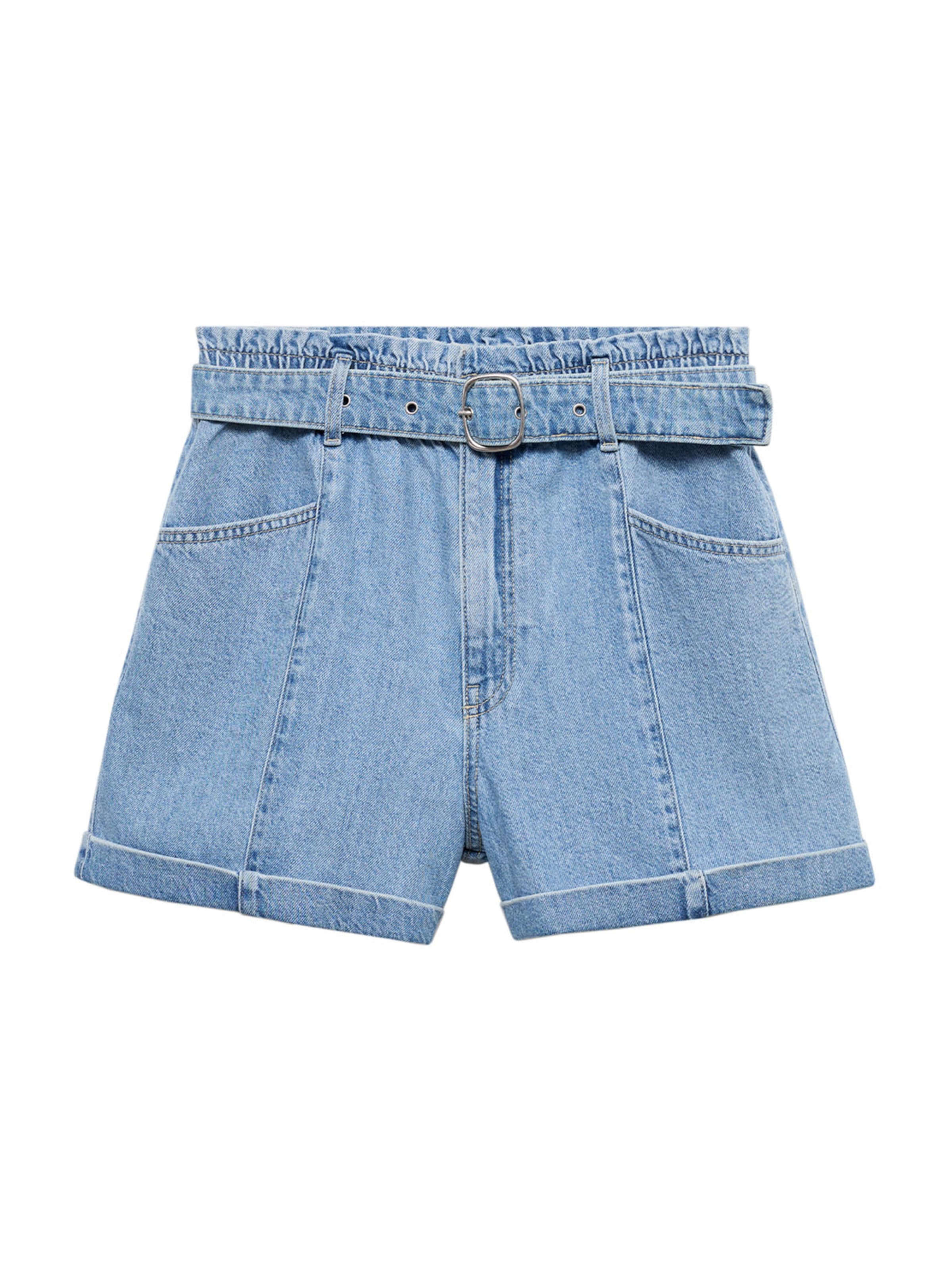 MANGOregular Traperice 'Delia' - plava boja: prednji dio