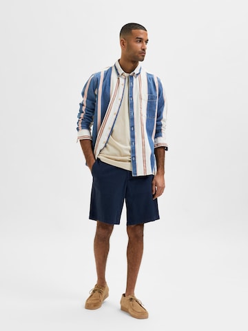 SELECTED HOMME Regular Shorts 'Felix' in Blau