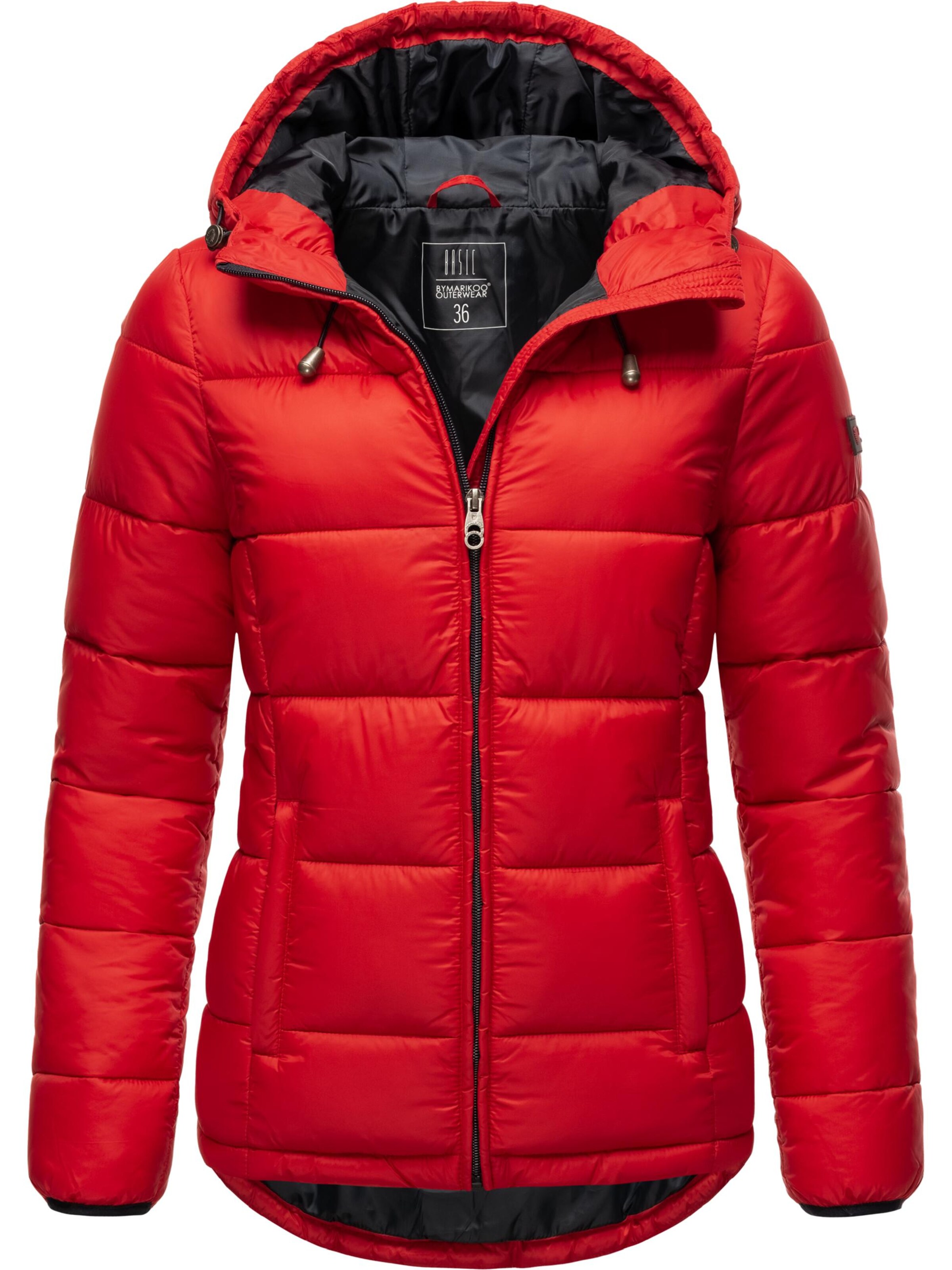 MARIKOO - Chaqueta de invierno 'Leandraa' en rojo: frente