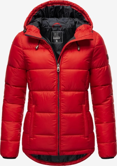 MARIKOO Zimná bunda 'Leandraa' - červená / čierna, Produkt