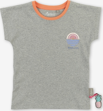 SIGIKID Shirt in Blue / mottled grey / Salmon / Pink, Item view