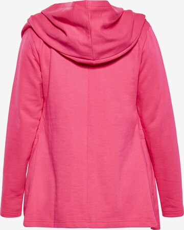 ROCKEASY Sweatvest in Roze