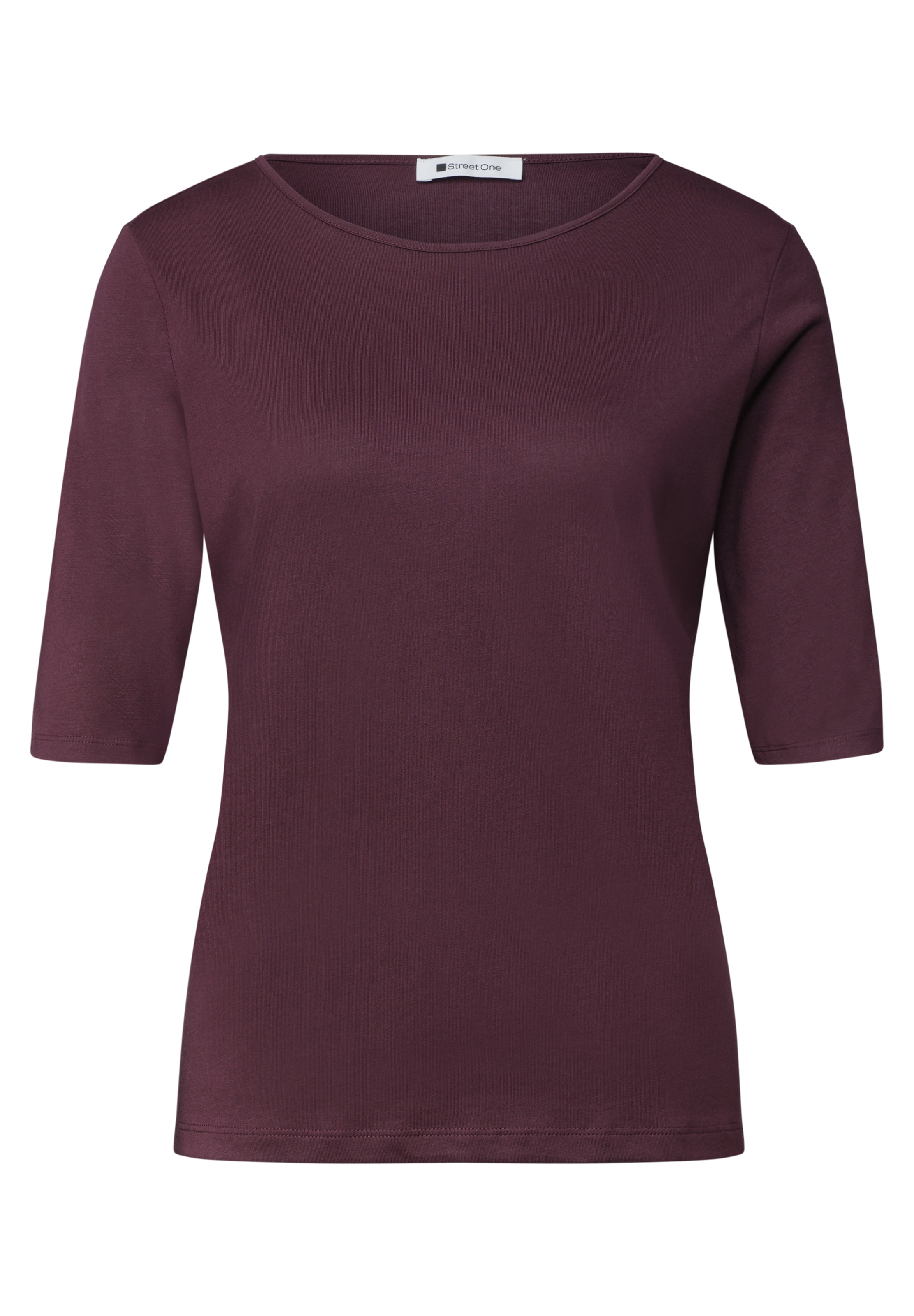 STREET ONE Shirt in Rood: voorkant
