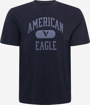 American Eagle Shirt in Blauw: voorkant