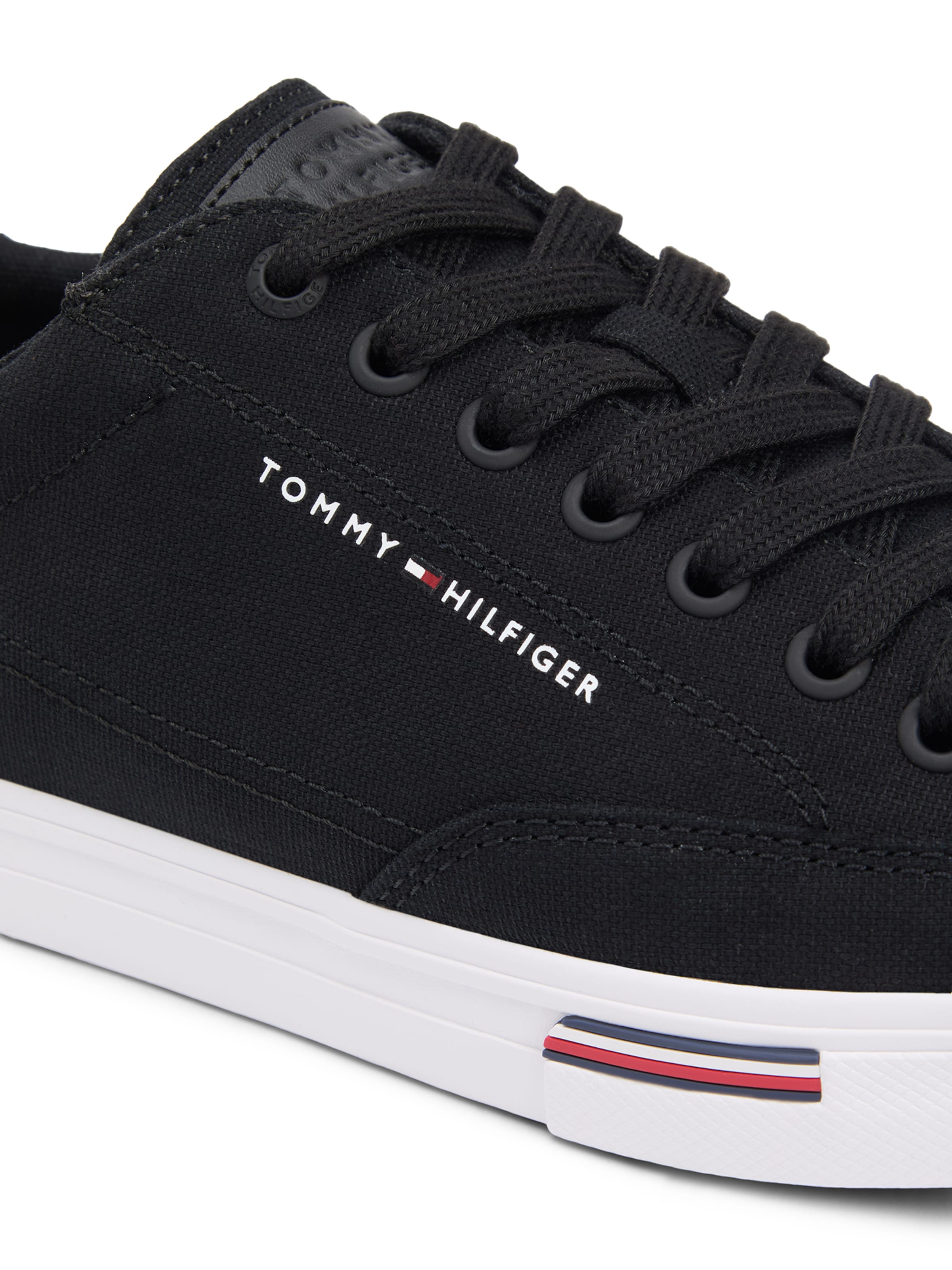 TOMMY HILFIGERNiske tenisice - crna boja