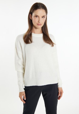 Pull-over usha WHITE LABEL en blanc : devant