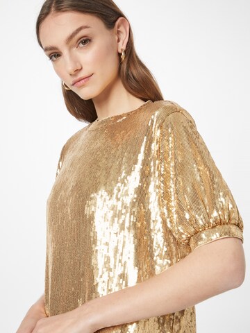 BOSS Suknia wieczorowa 'Esilca' w kolorze złoty