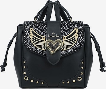 Braccialini Rucksack 'Rock' in Schwarz: Vorderseite