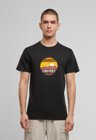 T-Shirt 'Roundn Bishop' Forvert en noir : devant