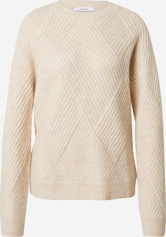 ABOUT YOU Sweater 'Madlen' in Beige: front