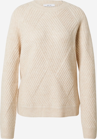 ABOUT YOU Sweater 'Madlen' in Beige: front