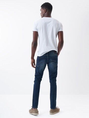 Coupe slim Jean Salsa Jeans en bleu