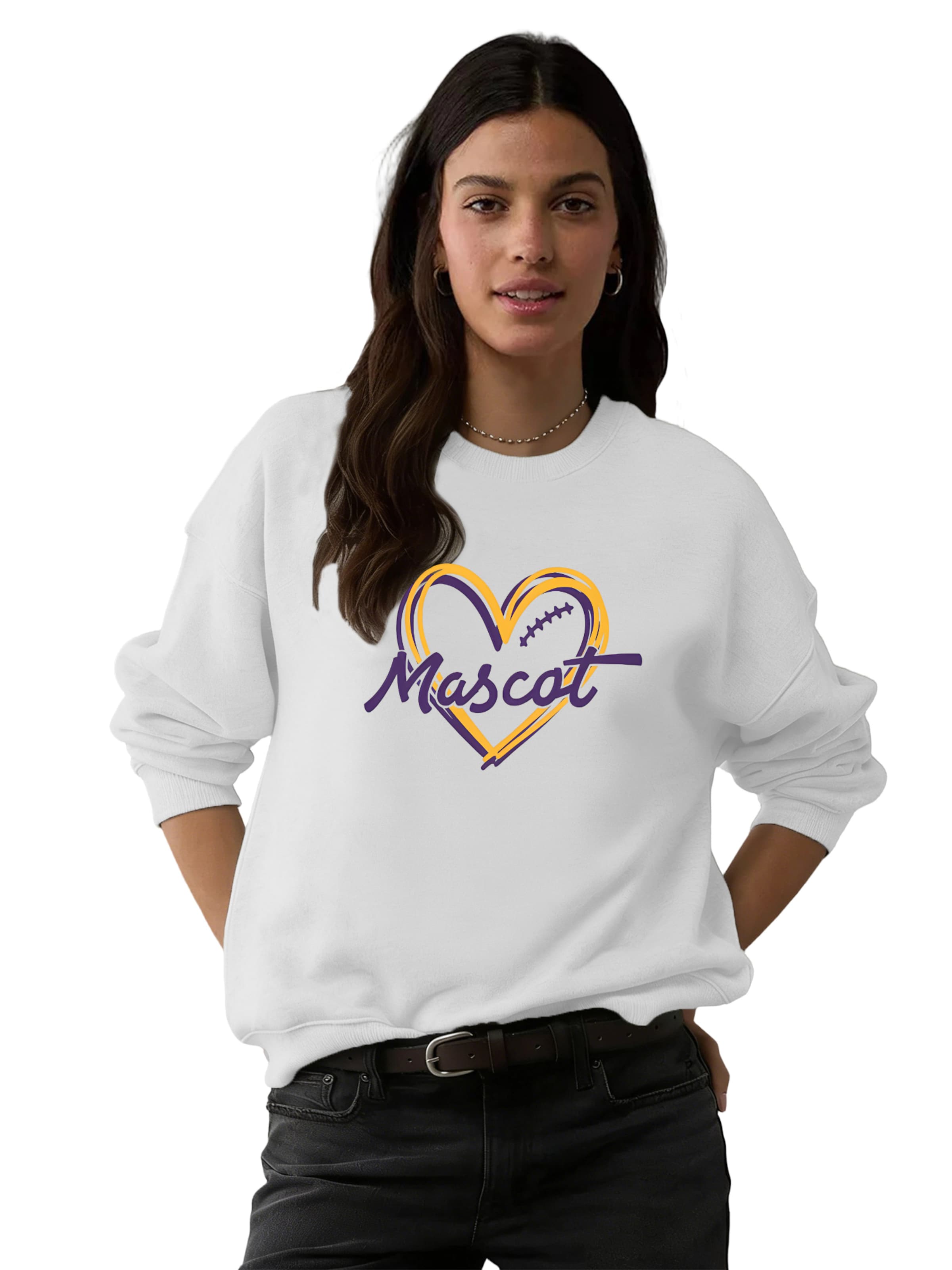 GORHEY Sweatshirt‌‌‌‌‌‌‌ in Weiß