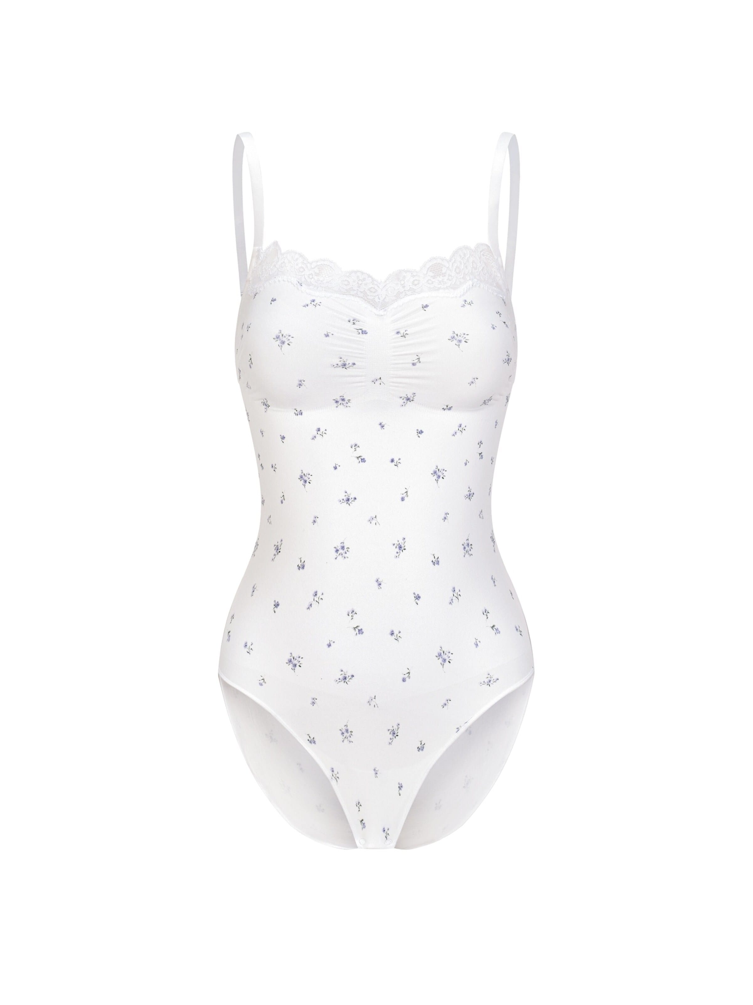 Body modellante di cfab in lilla: frontale