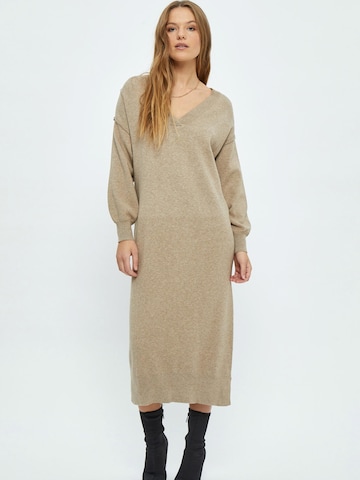 DESIRES - Vestido de punto 'Gabi' en beige: frente