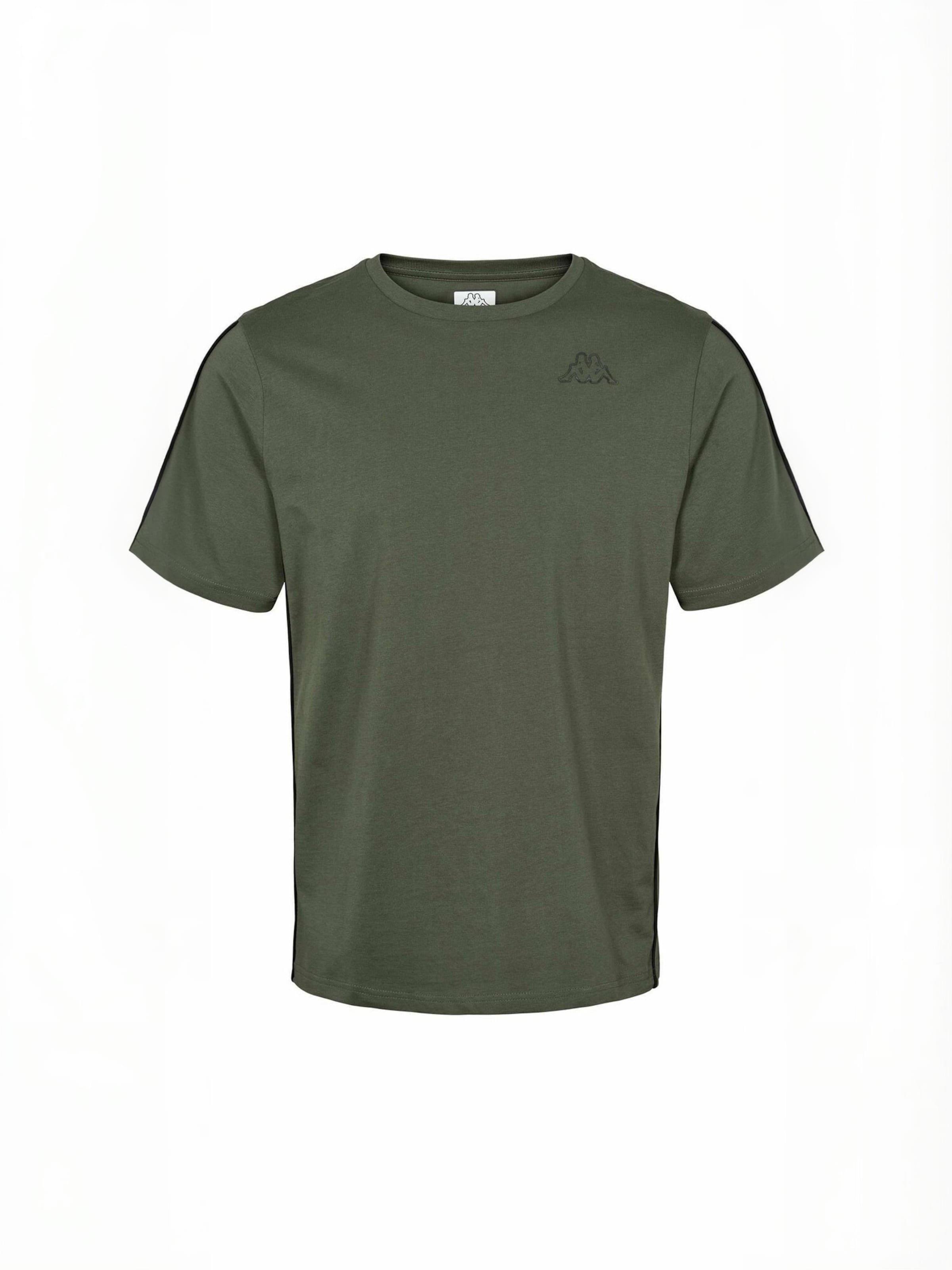 KAPPA - Ajuste regular Camisa ' KMLogo Ieeder ' en verde: frente