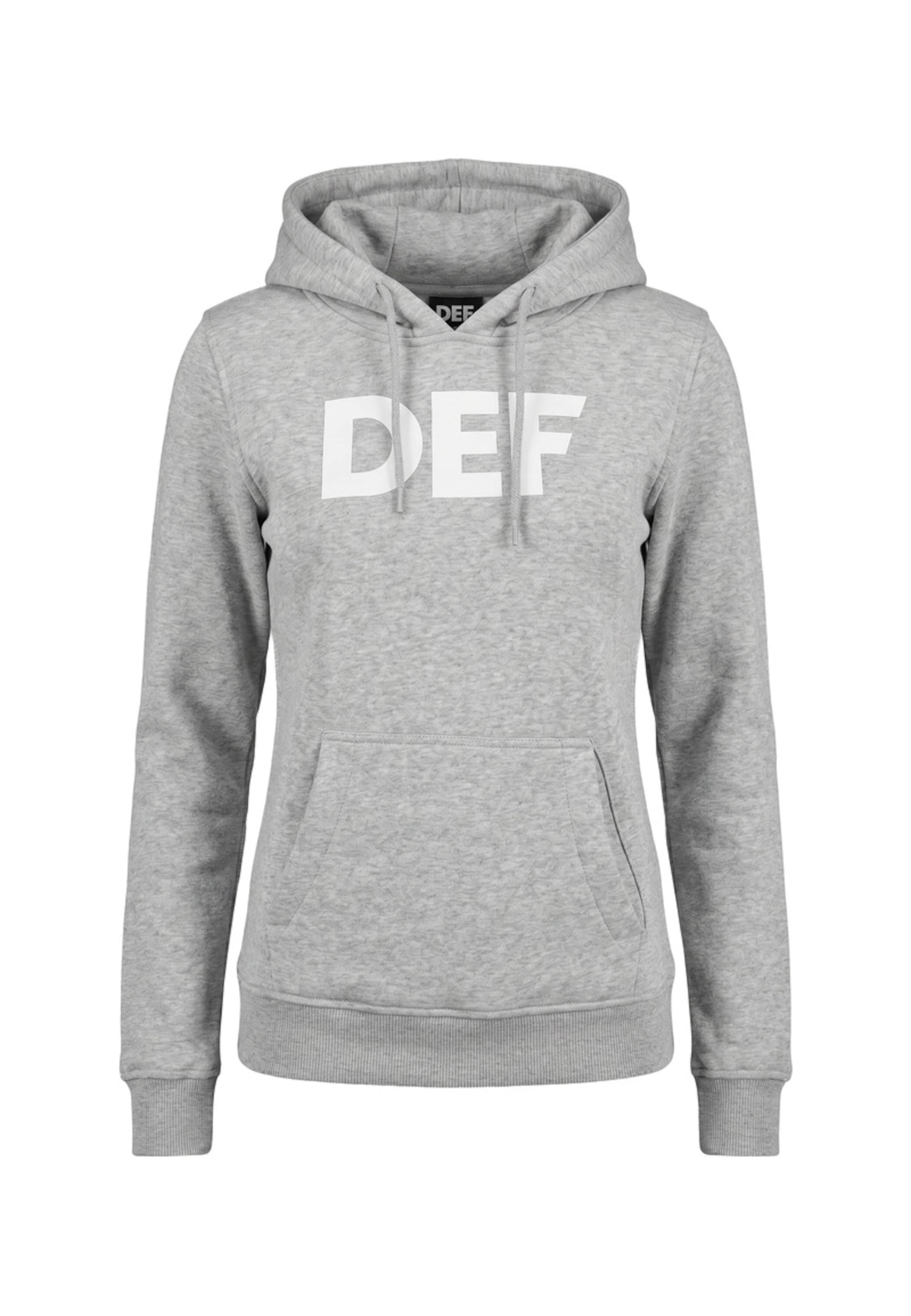 DEF Sweatshirt 'Lumos' in Grijs: voorkant