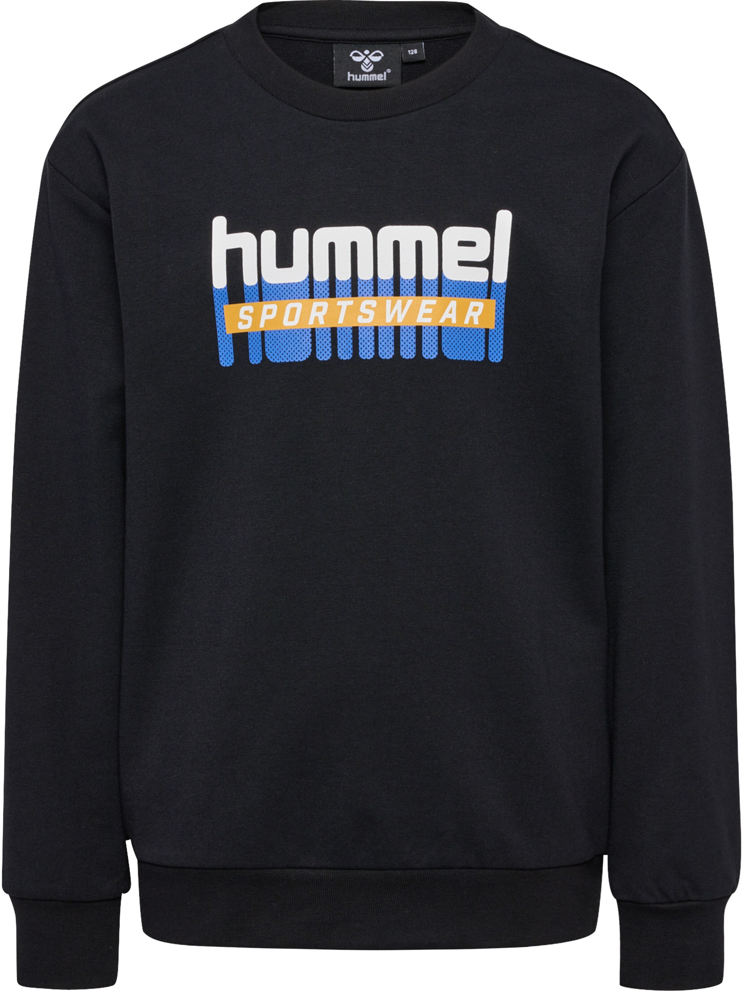 Hummel Sweatshirt 'TUKAS' in Zwart: voorkant