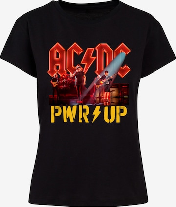 Merchcode Shirt 'ACDC - PWRUP Stage Lights' in Schwarz: Vorderseite